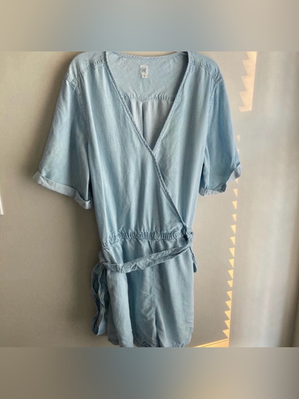 GAP Wrap Romper Light Bleached XXL